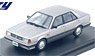 NISSAN SUNNY 1500 SUPER SALOON (1987) グレーメタリック (ミニカー)