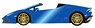 ランボルギーニ ウラカン LP610-4 スパイダー 2015 キャンディブルー/ブルー&ブラックスポーツシート (ミニカー)