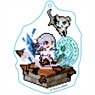 Re: Life in a Different World from Zero Vignette Acrylic Key Ring B (Anime Toy)