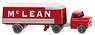 (HO) シボレー セミトレーラー トラック `Mc Lean` (鉄道模型)