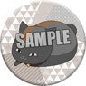 Natsume Yujincho Can Badge Black Nyanko (Anime Toy)