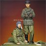 WWII 露 戦車兵 (防寒コート/テログレイカ) (2体セット) (プラモデル)