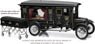 Precision Collection - 1:18 1921 Ford Model T Ornate Carved Hearse - Black (ミニカー)