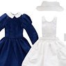 PNM Classical Nurse Set (White x Navy) (Fashion Doll)