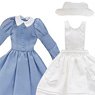 PNM Classical Nurse Set (White x Saxe Blue) (Fashion Doll)