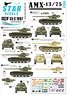 AMX-13/75 French Cold War Markings and Suez. (Decal)