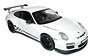 ポルシェ 911 GT3 RS 2010 ホワイト & ブラック トリム (ミニカー)
