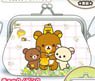 Rilakkuma Coin Purse (Korilakkuma & New Friends) Plaid/Pink (Anime Toy)