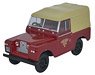 Land Rover Series II SWB Canvas British Railways (Red/Light Brown) (Diecast Car)