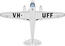 DH ドラゴンラピード VH-UFF Australian National Airways (完成品飛行機)