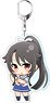 High School Fleet Big Key Ring Puni Chara Mashiro Munetani (Anime Toy)