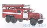 ZIL 157K 消防車 (RUS) PMZ-27 レッド/ホワイト (ミニカー)