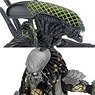 AVP Alien vs. Predator / Celtic Predator vs Grid Alien  7 inch Action Figure Battle Damage 2PK (Completed)