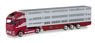 (HO) Volvo FH GI. XL Livestock Transport Semi-trailer `Vaex` (Volvo FH GL XL SZ) (Model Train)