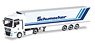 (HO) MAN TGX XXL Refrigerated Box Semi-trailer `Spedition Schumacher` (Model Train)