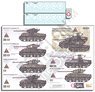 WWII USA Sandbagged Shermans of the 14th Armored Divison (Decal)