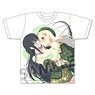 Senran Kagura x Uppers Girl`s Double Upper T-shirt Ikaruga & Yomi White XL (Anime Toy)