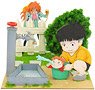 [Miniatuart] Studio Ghibli Mini: `Ponyo` Sosuke, Ponyo and Fujimoto (Unassembled Kit) (Railway Related Items)