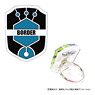 World Trigger Acrylic Ring Tamakoma Branch Yuichi Jin Color (Anime Toy)