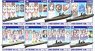 High School Fleet Model (Set of 10) (Shokugan)