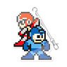 Mega Man Die-cut Pass Case Mega Man & Blues (Anime Toy)