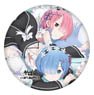Re: Life in a Different World from Zero Big Can Badge Rem & Ram (Anime Toy)