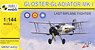 Gloster Gladiator MK.I [Last Biplane Fighter] (Plastic model)