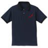 Danganronpa 3: The End of Kibogamine Gakuen Despair Embroidery Polo-shirt Navy x Black S (Anime Toy)