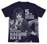 Kantai Collection Haguro Kai-II All Print T-shirt Navy S (Anime Toy)