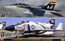 F-4J Phantom 2 & F/A-18F Super Hornet `Jolly Rogers`  (Set of 2) (Plastic model)