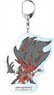 Show by Rock!! Big Key Ring Drawing Ver Crow (Anime Toy)
