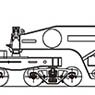 1/80(HO) J.N.R. Heavy Capacity Flatcar Type SHIKI1000 (D1) (Unassembled Kit) (Model Train)