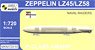 P-class Airship Zeppelin LZ45/LZ58 `Naval Raiders` (Plastic model)