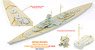 Tirpitz Blass Mast & Ultara Slim Wooden Deck Set (0.1mm) (for Pit-Road) (Plastic model)