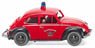 (HO) VW Beetle 1200 Fire Truck Berufsfeuerwehr Koln (Feuerwehr - VW Kafer 1200) (Model Train)