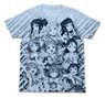 Love Live! Sunshine!! All Print T-shirt Light Blue S (Anime Toy)
