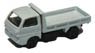 Small Size Dump Truck (White) (Model Train)