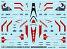 アメリカ海軍 F/A-18F VFA-102 ダイヤモンドバックス 「60周年記念塗装」 (デカール)
