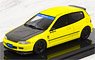 Honda Civic EG6 Spoon (Yellow) (Diecast Car)
