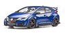 Honda CIVIC TYPE R 2015 (UK License Plate) Brilliant Sporty Blue Metallic (Diecast Car)