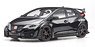 Honda CIVIC TYPE R 2015 (Japanese License Plate) Crystal Black Pearl (Diecast Car)