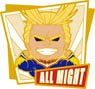 Nendoroid Plus: My Hero Academia Rubber Magnets Allmight Muscle Form (Anime Toy)