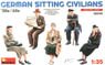 German Sitting Civilians `30s - `40s (5 Pieces) (Plastic model)