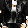 MC Toys 1/6 Womens Black Leather Jacket Set (Fashion Doll)