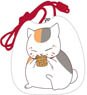 Natsume`s Book of Friends Posing Clasp Pouch Nyanko-sensei (White) (Anime Toy)