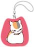 Natsume`s Book of Friends Posing Mini Clasp Pouch Nyanko-sensei (Pink) (Anime Toy)