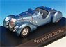 プジョー 302 Darl`Mat ロードスター 1937 メタリックブルー (ミニカー)