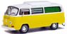 Volkswagen Kombi T2 Camping (Yellow/White) (Diecast Car)
