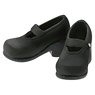PNXS Soft Vinyl Strap Shoes (Black) (Fashion Doll)