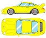 Porsche 911 (993) Carrera RS 1995 (Japan Specification) Speed Yellow (Diecast Car)